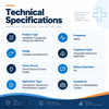 handheld 1mhz therapeutic ultrasound machine with integrated metal treatment head and simple digital controls for physiotherapy and rehabilitation use
