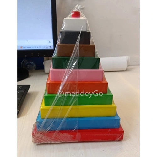 pyramid square multi color