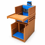 relaxation cp chair adult key features including adjustable seat, adjustable footboard, wooden activity tray and padded head and back support