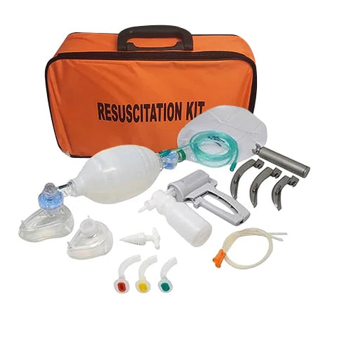 Resuscitation Kit Adult pricing and full kit contents laid out