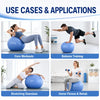 sanctband gym ball use cases for core workouts balance training stretching and home fitness