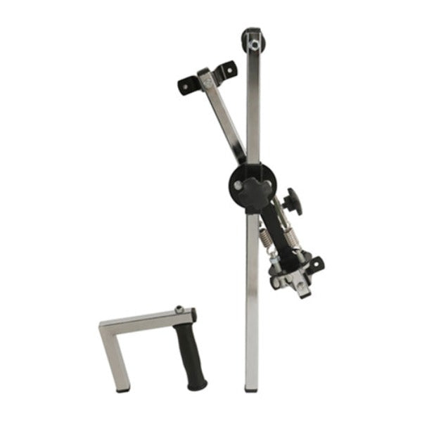 Compact wall-mounted Shoulder Wheel with chrome-plated adjustment rails for clinic use