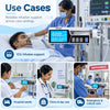 sp08 syringe infusion pump use cases showing infusion support in icu, hospital wards, clinics and emergency care settings