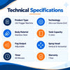 ulv fogger machine technical specifications with stainless steel body, 5 litre capacity, adjustable fog output, vertical and horizontal spray head and 1 year warranty