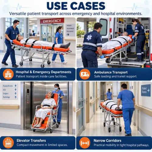 stretcher cum wheelchair