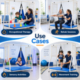 suspension frame use cases for occupational therapy, rehabilitation sessions, sensory activities and movement training