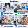 theraband ankle and wrist weight key features including 1.1 kg per cuff, soft terrycloth interior, neoprene exterior, adjustable strap and reflective trim