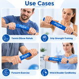 theraband flexbar blue resistance bar for hand, wrist and forearm strengthening exercises