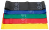 Theraband loop bands combo set of four resistance levels
