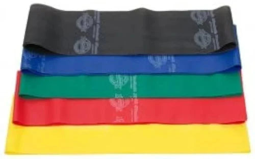 Theraband loop bands combo set of four resistance levels