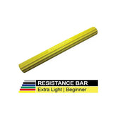 Yellow Theraband FlexBar, the lightest resistance bar for early rehabilitation