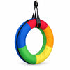 multicolour tube swing deluxe with inflatable circular design and reinforced hanging straps for sensory integration therapy