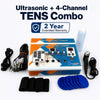 Medansh Ultrasonic 4-Channel TENS Combo 2-year extended warranty main product image