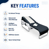 v3 jade massage bed key features with far infrared therapy natural jade stones body scanning and usb music system