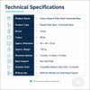 vissco raised toilet seat commode riser technical specifications with 2 4 and 6 inch elevation options