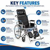 wheelchair commode