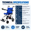 wheelchair with foldable frame 