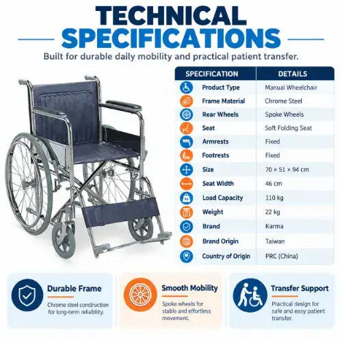 wheelchair with spoke wheels