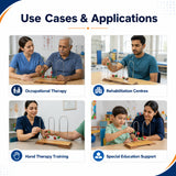 wooden supinator rainbow therapy equipment use cases for occupational therapy rehabilitation hand therapy and special education support