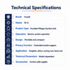 yuwell 7e a portable phlegm suction unit technical specifications for hospitals clinics nursing care and home care