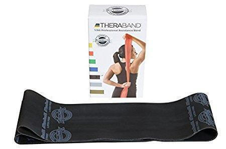 Original Theraband Resistive Band Latex free - Black - 1.5m from Theraband USA