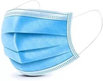3 Ply Surgical Pollution Mask with Nose Pin (Pack 0f 100)
