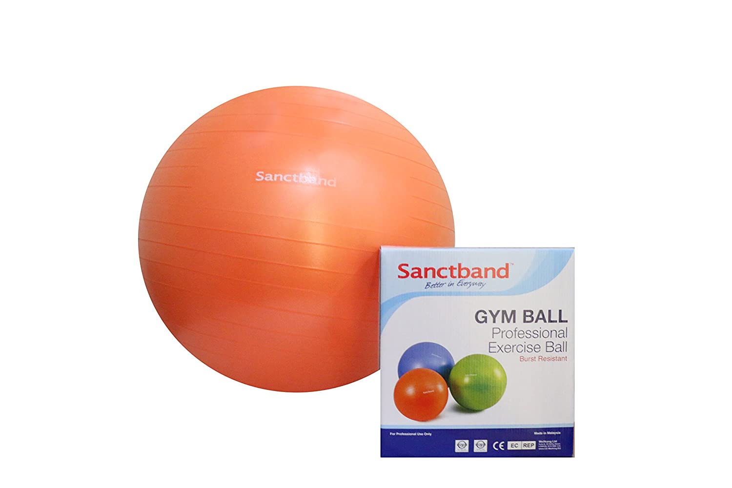 Sanctband Gym Ball Orange - 55 cm