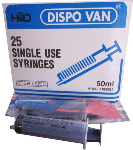 Dispovan Syringes- 50ml without needle  LM