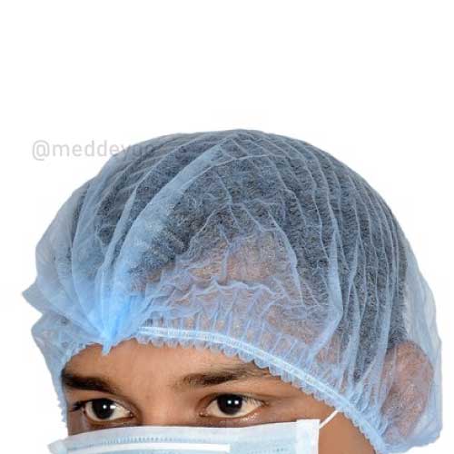 Disposable Bouffant Cap Stretchable (100 Pieces)