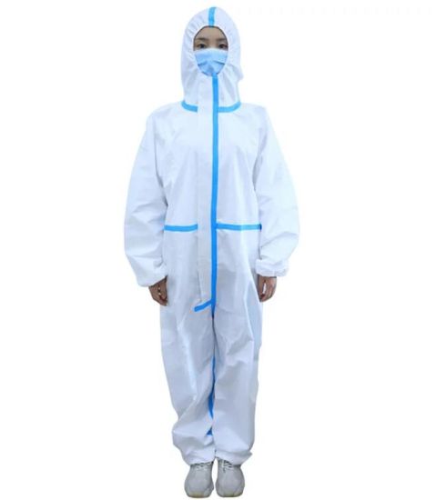 Disposable Dongre Coverall Suit with Seam 60 to 70 GSM