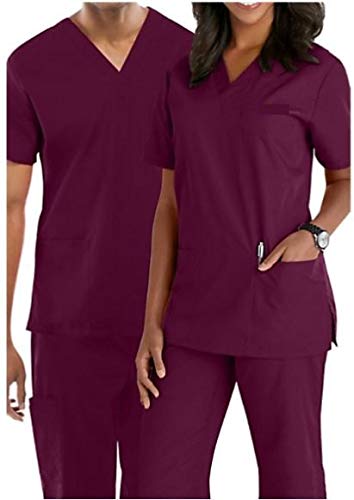 Premium Scrub Suit Unisex Magenta for Doctors