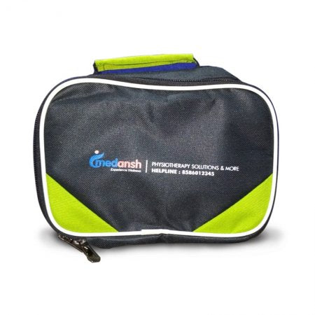 Ultrasonic Semi Digital machine packed in its carry bag for clinic transport