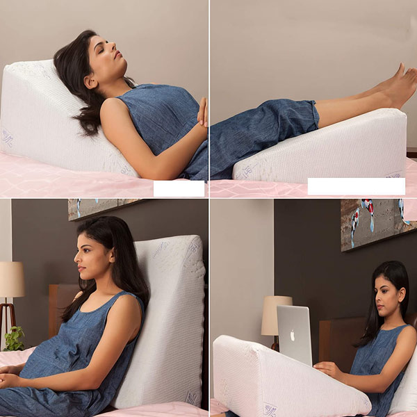 Shoppers Say This Wedge Pillow Relieves Neck and Back Pain