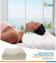 High Resilient Anti Sweat Memory Foam Backrest Cushion for long hours- The  White Willow