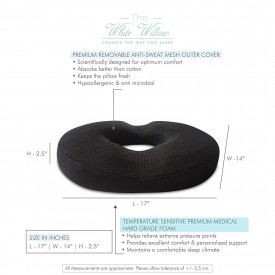 Kieba Hemorrhoid Treatment Donut Tailbone Cushion, Prostate Pillow,  Pregnancy