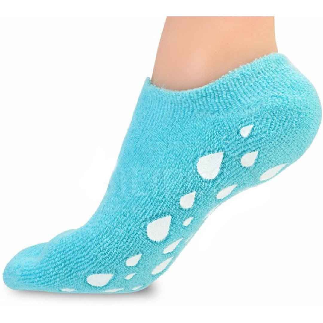 1pair Moisturizing Socks, Gel Moisturizing Socks, Anti-Slip Elastic  Comfortable Gel Socks, Reusable Hydrating Socks