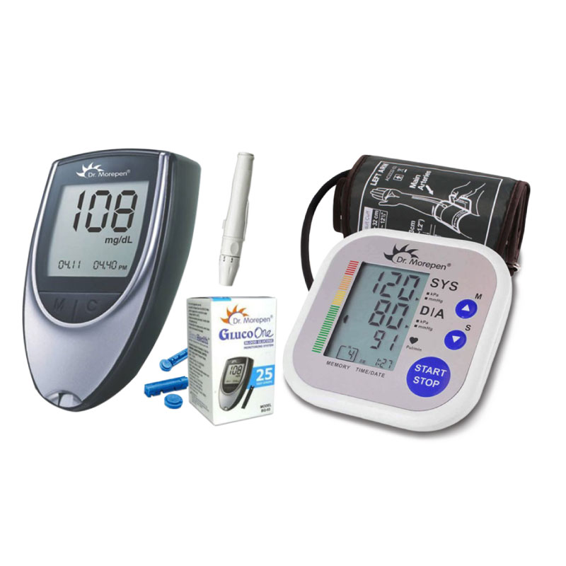 Buy Morepen Sugar & BP Machine Combo Offer Online at best Price