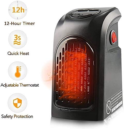 Personal Mini Plug-in Handy Heater With Timer and LED Display For Office  Home