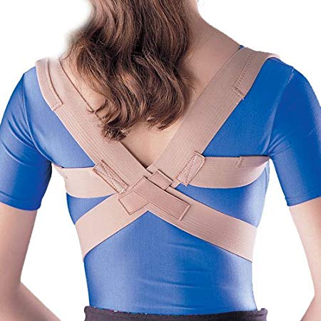 Medansh Adjustable Posture Corrector with DUAL ROD support for Back with  Shoulder Belt for men and women