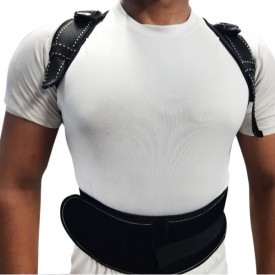 magnetic posture corrector adjustable for neck back and abdominal ...